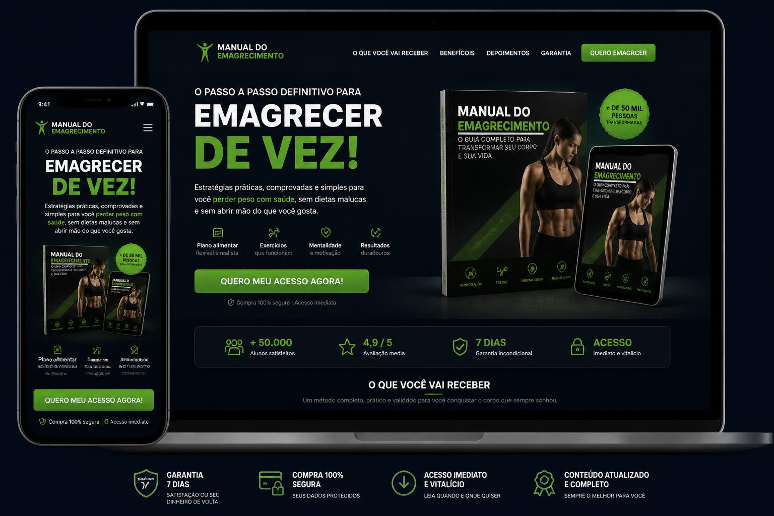 Manual do Emagrecimento — landing page de alta conversão